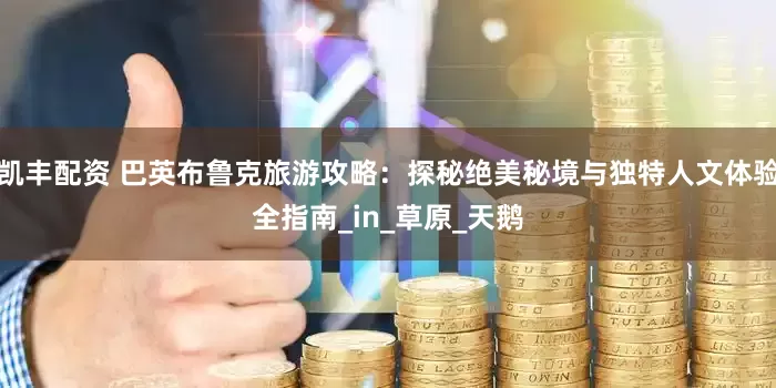凯丰配资 巴英布鲁克旅游攻略：探秘绝美秘境与独特人文体验全指南_in_草原_天鹅