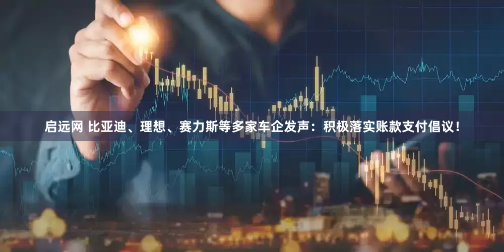 启远网 比亚迪、理想、赛力斯等多家车企发声：积极落实账款支付倡议！
